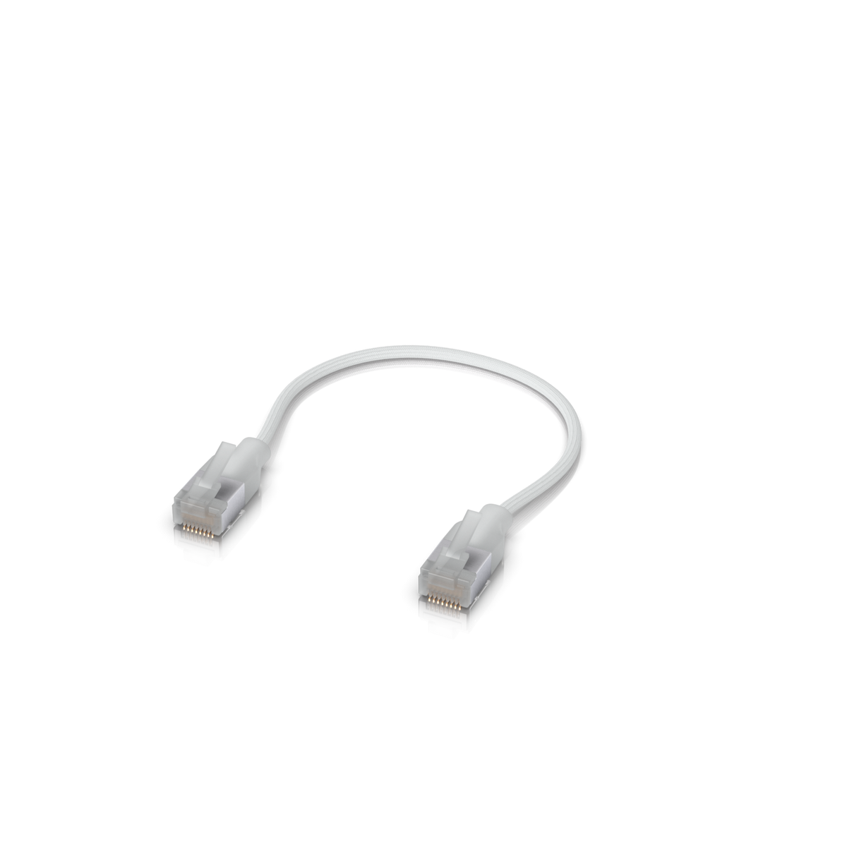 Ubiquiti UniFi UACC-Cable-Patch-EL-C6A-0.15M-W-24 – Cordon de brassage premium tressé Cat6A (0,15 m, lot de 24)