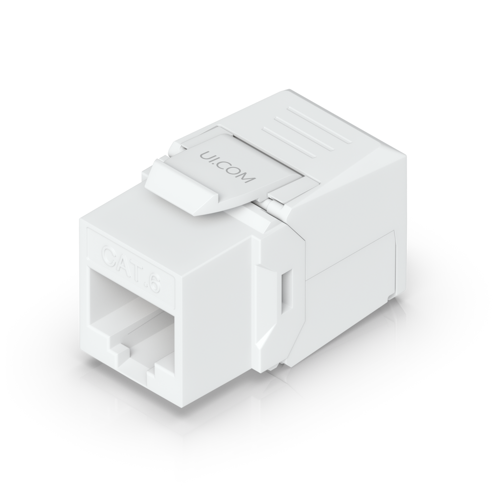 Ubiquiti UniFi UACC-Keystone-Jack-C6 – Embase keystone Cat6 sans outil (lot de 12)