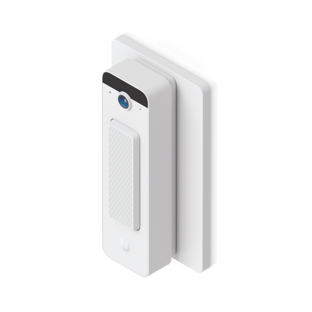 Ubiquiti UniFi Protect UACC-DBL-GB-Plate-W – Plaque de montage boîte 1 poste pour Doorbell Lite (blanc)