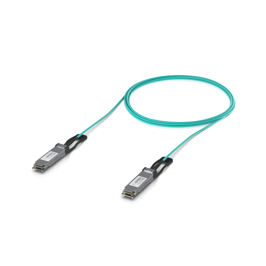 Ubiquiti UniFi UACC-AOC-QSFP28-5M – Câble optique actif AOC QSFP28 100 Gbit/s (5 m)