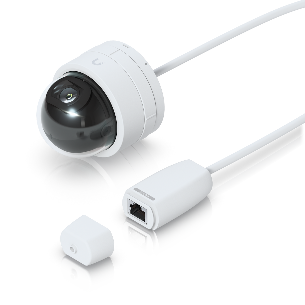 Ubiquiti UniFi Protect UVC-G5-Dome-Ultra – Mini-dôme 2K intérieur ultra-compact, PoE (blanc)