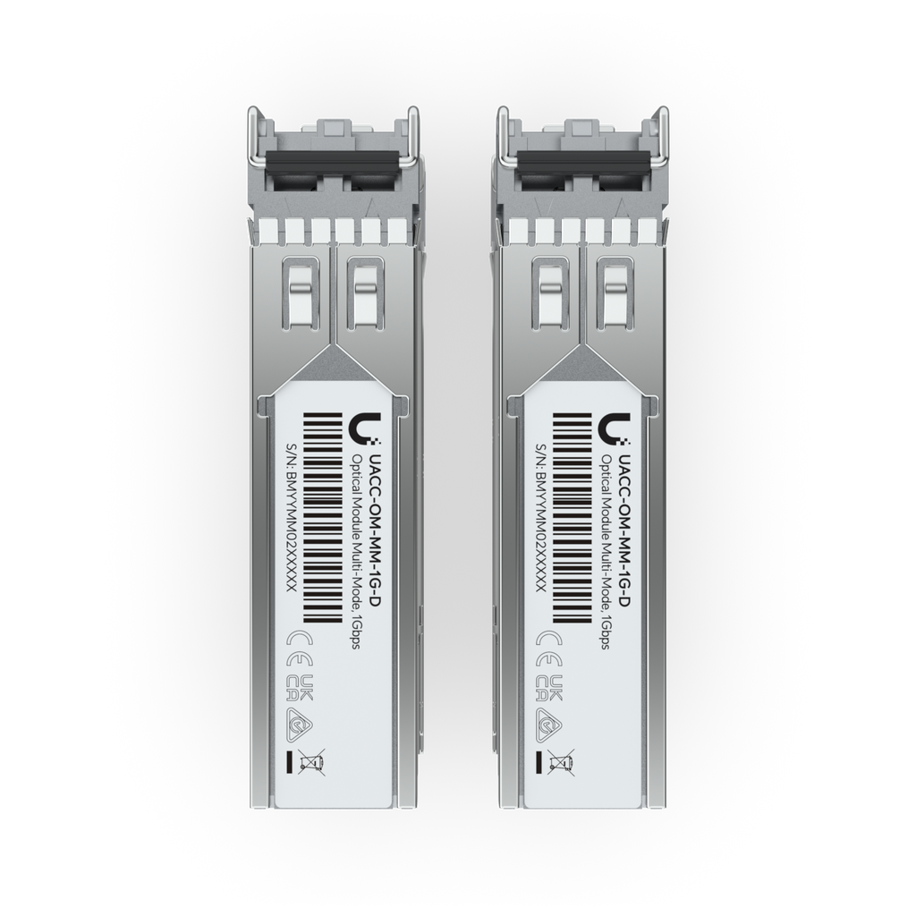 Ubiquiti UniFi UACC-OM-MM-1G-D-2 – Module optique SFP 1G multimode (lot de 2)