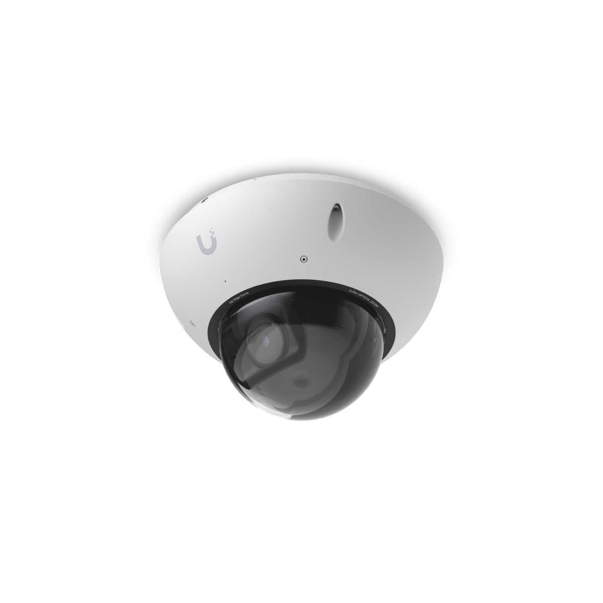 Ubiquiti UniFi Protect UVC-G6-Edge-Dome – Caméra dôme 4K autonome anti-vandale, zoom 2,36x, PoE+ (blanc)