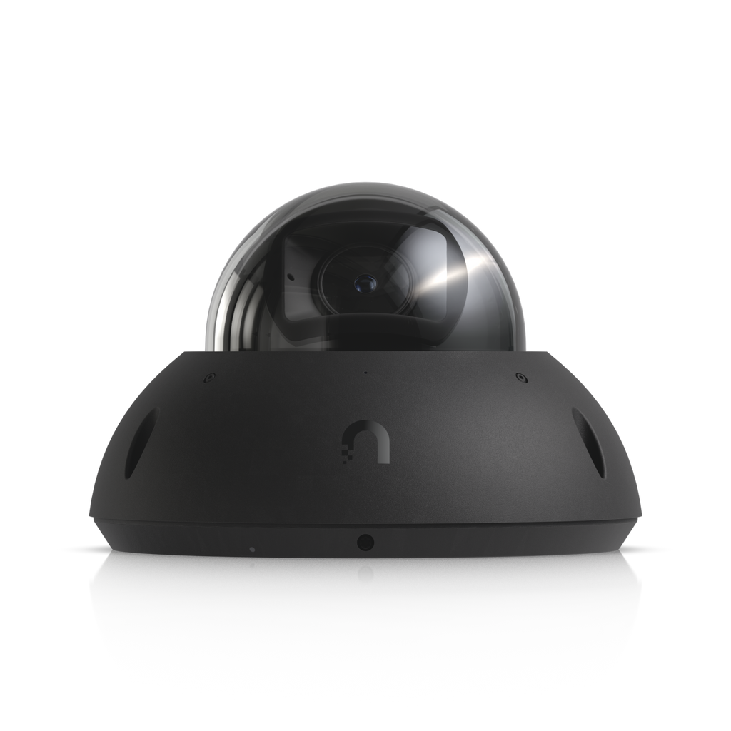 Ubiquiti UniFi Protect UVC-G6-Pro-Dome-B – Caméra dôme 4K IA anti-vandale, zoom optique 2,36x, PoE+ (noir)