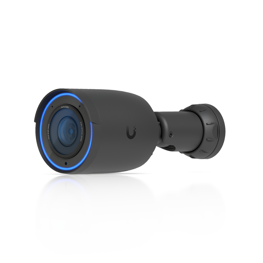 Ubiquiti UniFi Protect UVC-G6-Pro-Bullet-B – Caméra bullet 4K IA, zoom optique 2,36x, PoE+ (noir)