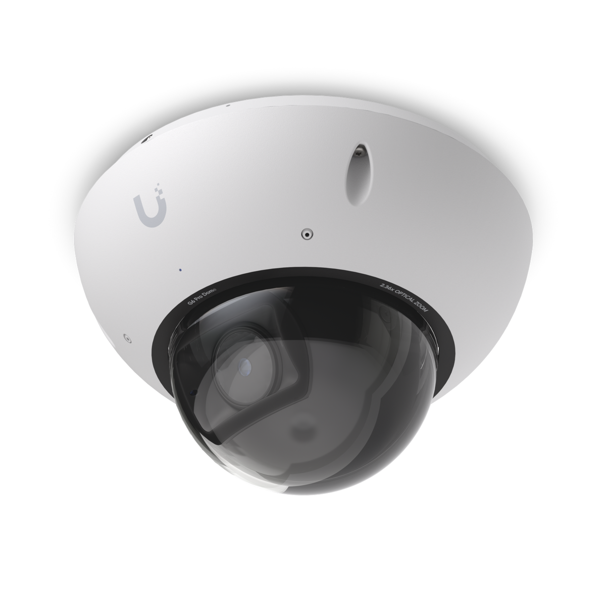 Ubiquiti UniFi Protect UVC-G6-Pro-Dome-W – Caméra dôme 4K IA anti-vandale, zoom optique 2,36x, PoE+ (blanc)