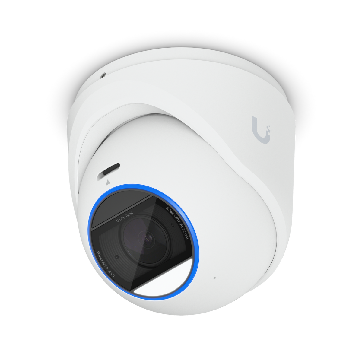 Ubiquiti UniFi Protect UVC-G6-Pro-Turret-W – Caméra tourelle 4K IA, zoom optique 2,36x, PoE+ (blanc)