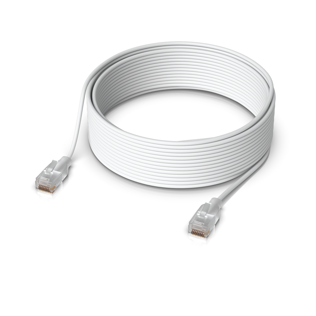 Ubiquiti UniFi UACC-Cable-Patch-EL-15M-W – Cordon de brassage Etherlighting (15 m)