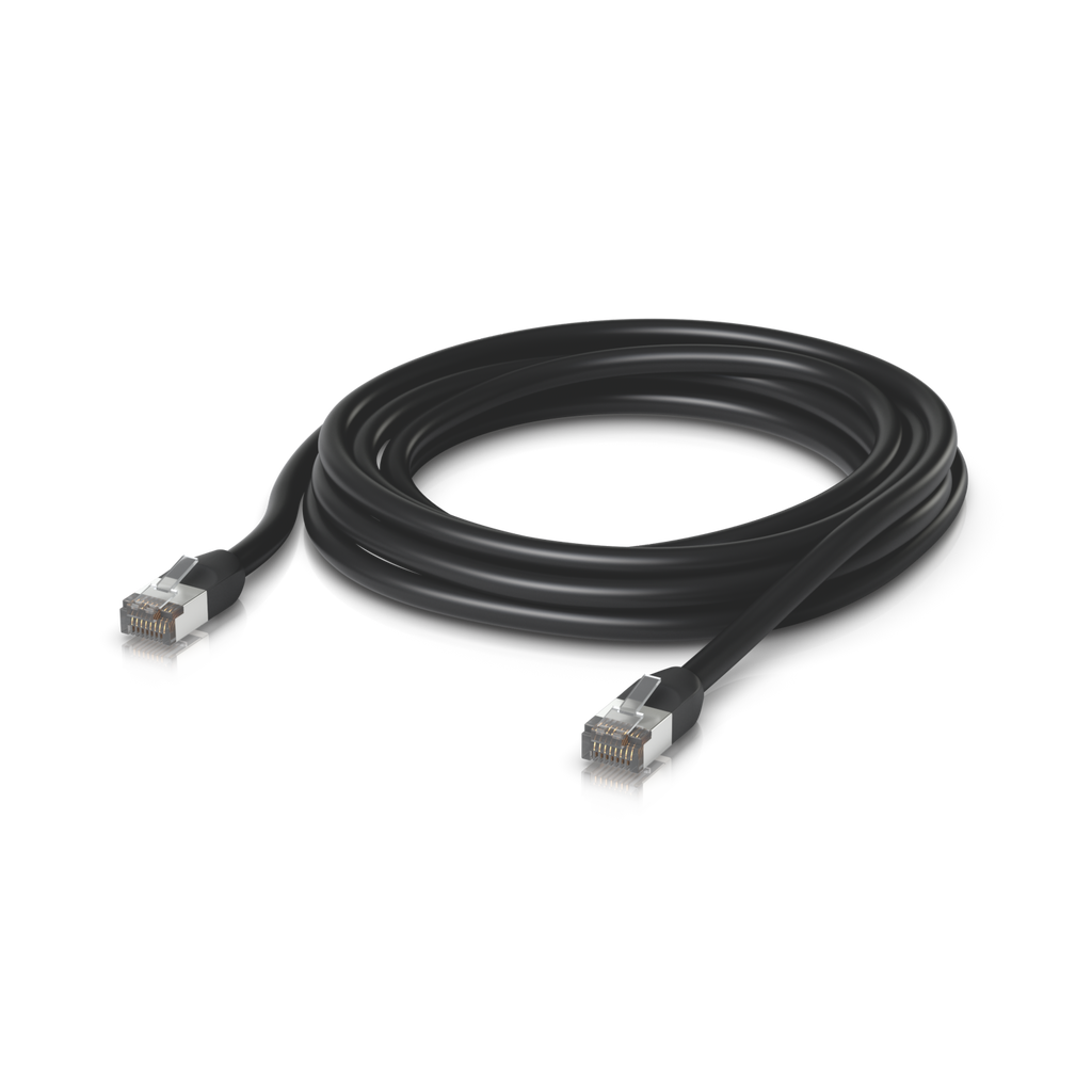 Ubiquiti UniFi UACC-Cable-Patch-Outdoor-5M-BK – Cordon de brassage extérieur (noir, 5 m)
