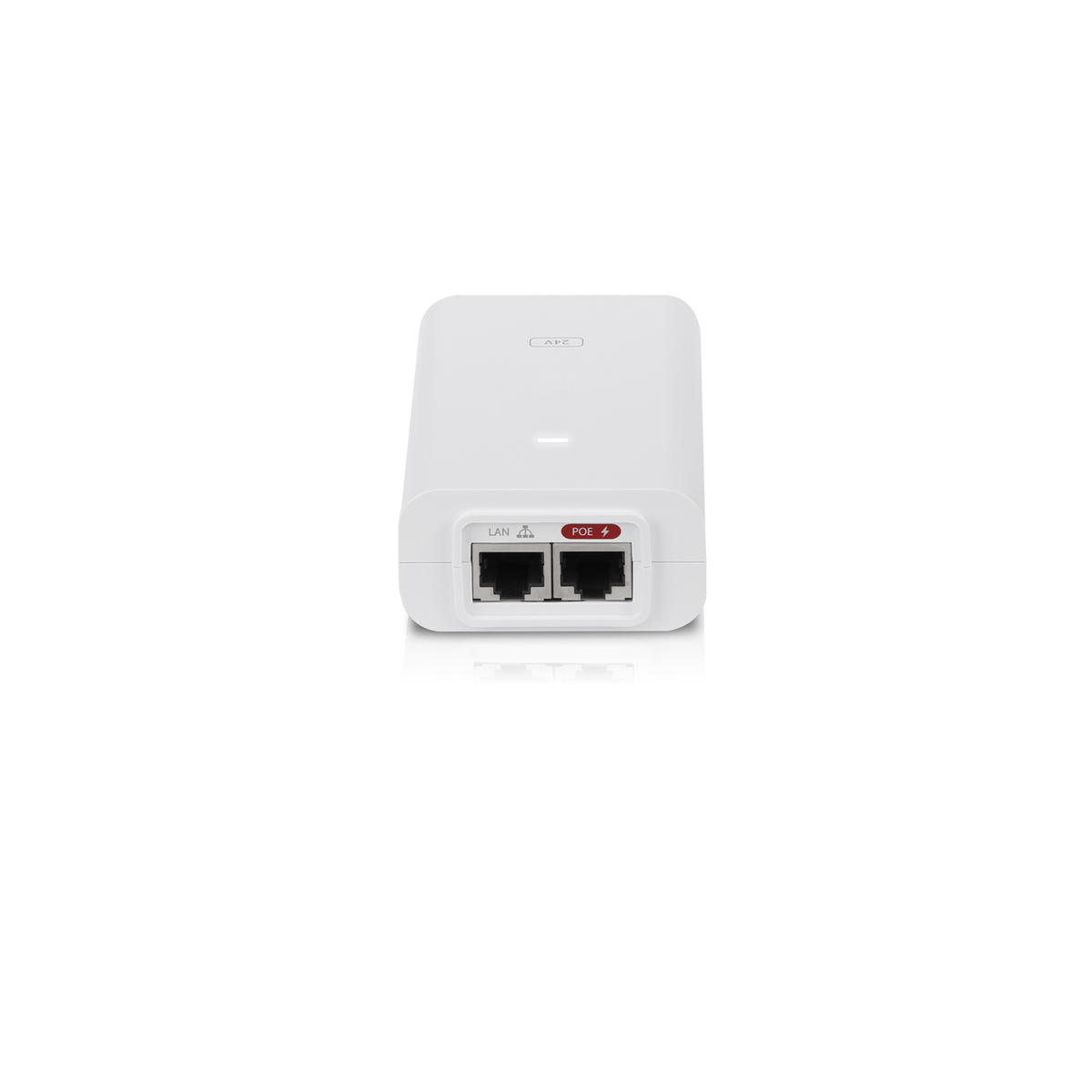 Ubiquiti UISP POE-24-24W-G-WH-EU – Injecteur PoE passif 24 V DC (haute puissance, blanc)