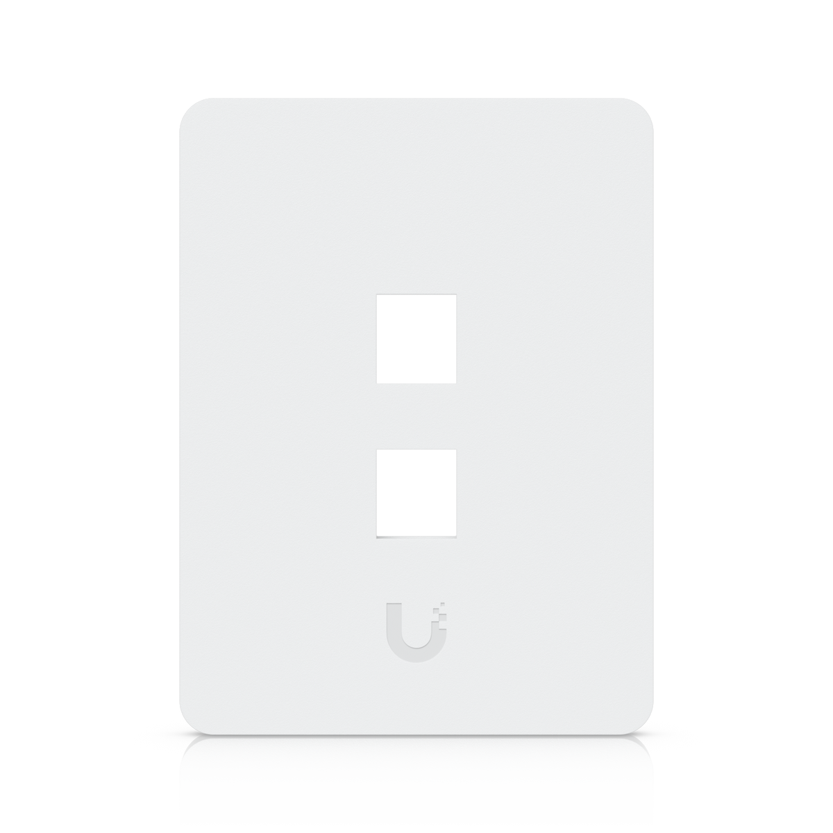 Ubiquiti UniFi UACC-WP-Keystone-V-2P – Plaque murale keystone peignable (lot de 4, verticale, 2 ports)