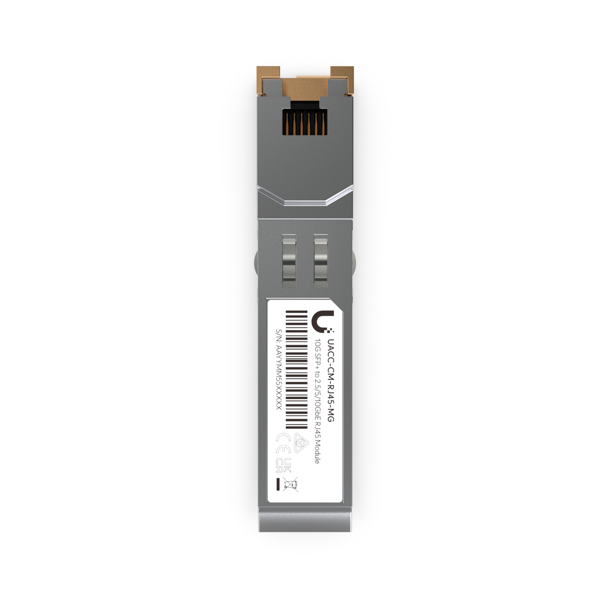 Ubiquiti UniFi UACC-CM-RJ45-MG – Module SFP+ vers RJ45 10G multi-gigabit