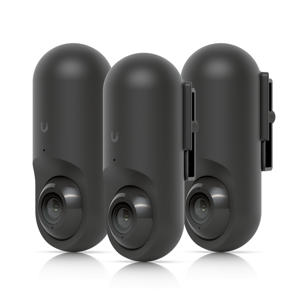 Ubiquiti UniFi Protect UACC-Flex-Cam-PWM-Black-3 – Support mural / poteau pour caméras Flex (noir, lot de 3)