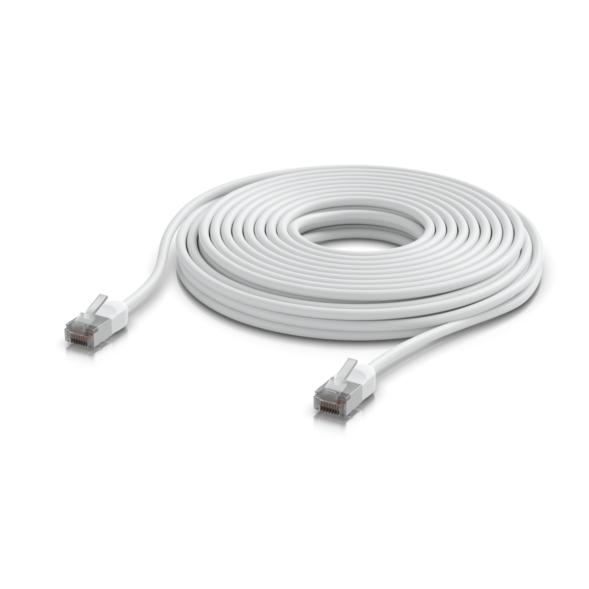 Ubiquiti UniFi UACC-Cable-Patch-Outdoor-C6A-12M-W – Cordon de brassage premium extérieur blindé (blanc, 12 m)