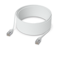 Ubiquiti UniFi UACC-Cable-Patch-EL-C6A-15M-W – Cordon de brassage premium tressé Cat6A (15 m)