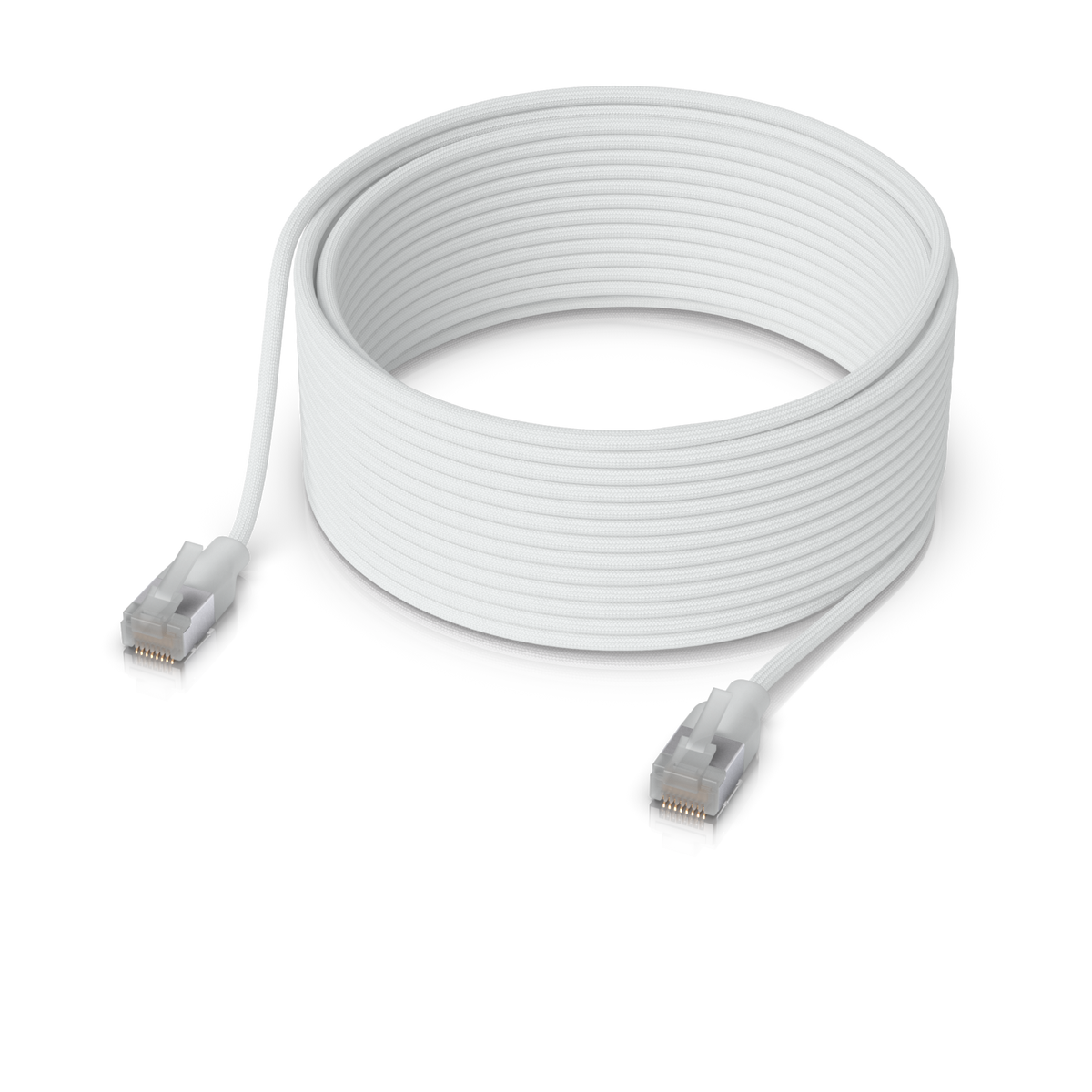Ubiquiti UniFi UACC-Cable-Patch-EL-C6A-15M-W – Cordon de brassage premium tressé Cat6A (15 m)