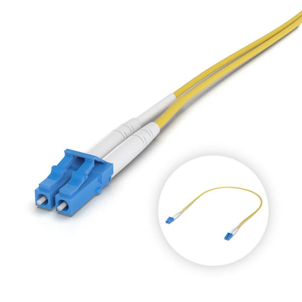 Ubiquiti UniFi UACC-OFC-S2-LULU-0.5M – Jarretière fibre OS2 LC/UPC duplex (0,5 m)