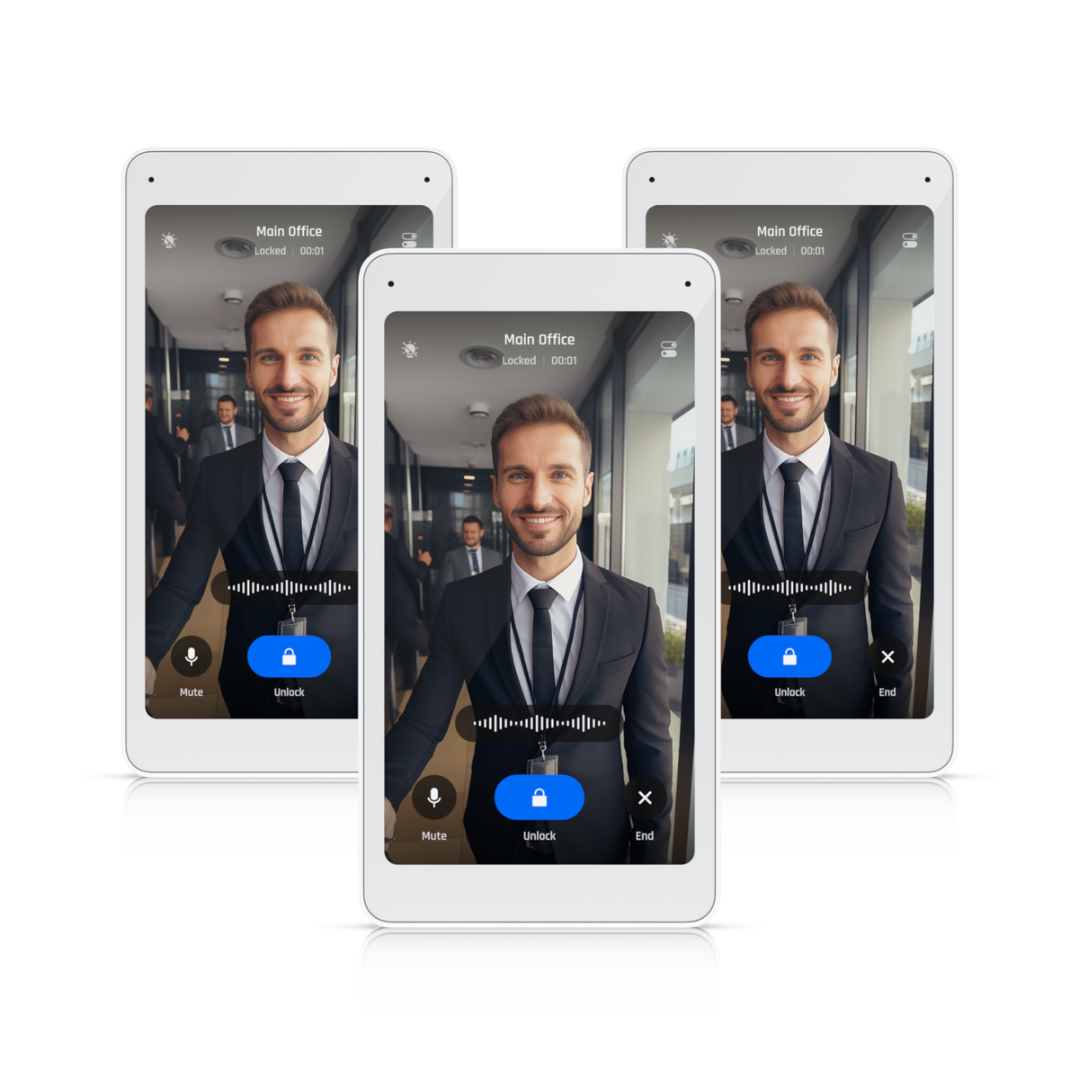Ubiquiti UniFi Access UA-Intercom-Viewer-3 – Moniteur intérieur 5" pour interphone (lot de 3)