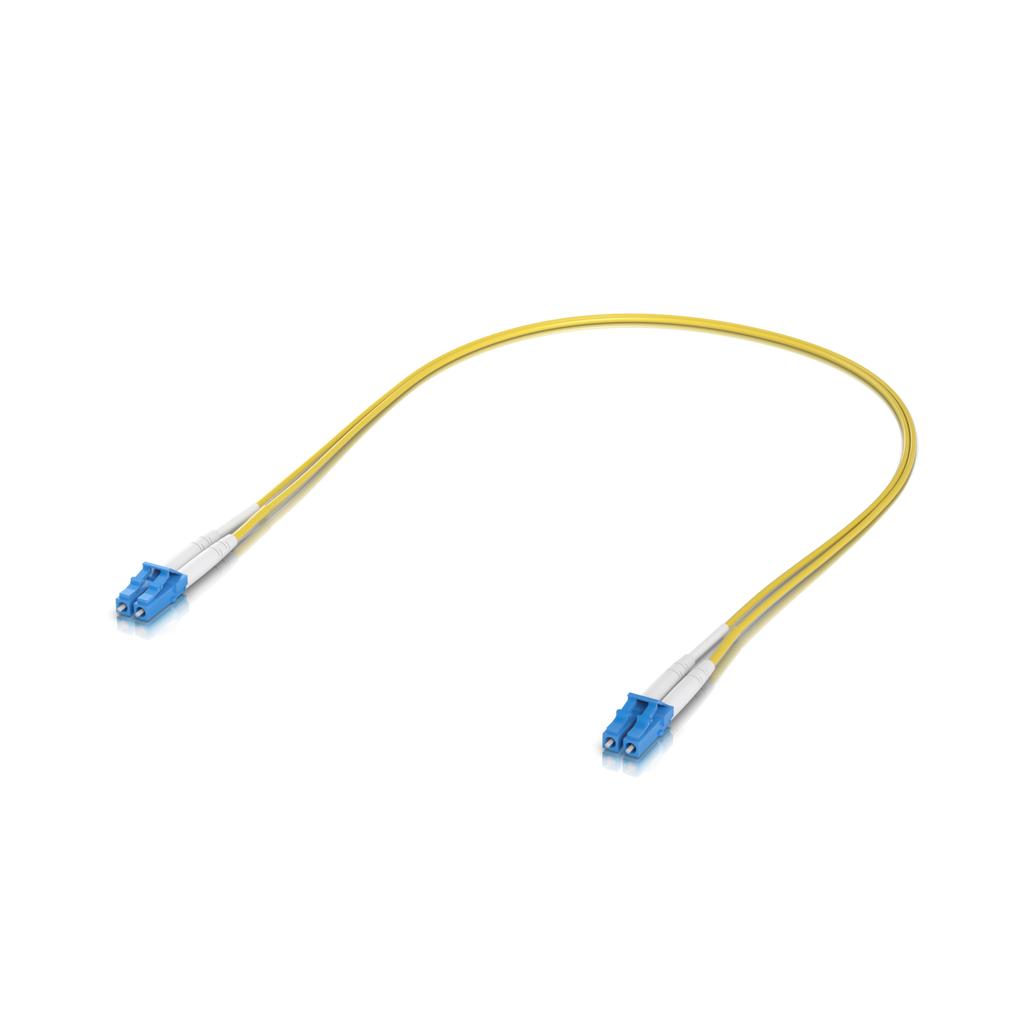 Ubiquiti UniFi UACC-OFC-S2-LULU-0.5M-50 – Jarretière fibre OS2 LC/UPC duplex (0,5 m, lot de 50)