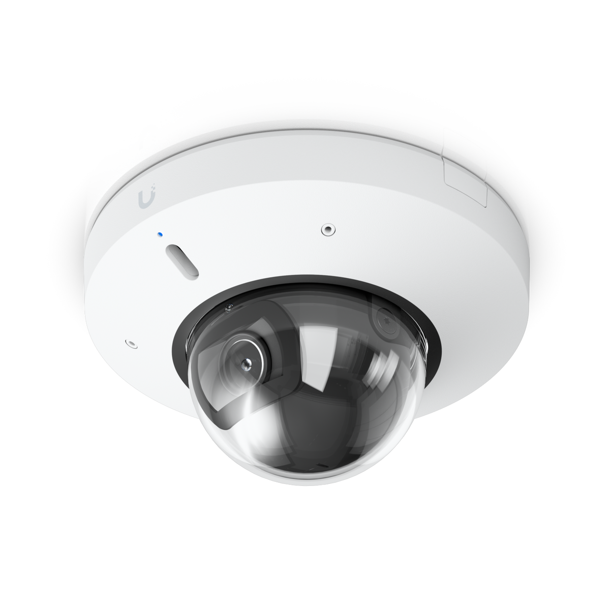 Ubiquiti UniFi Protect UVC-G6-Mini-Dome-W – Mini-dôme 4K IA intérieur, audio bidirectionnel, PoE (blanc)