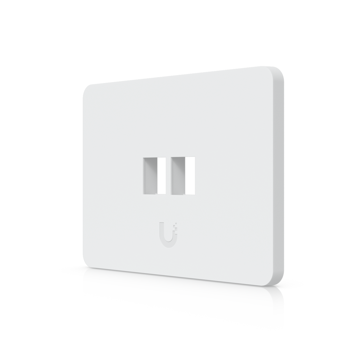 Ubiquiti UniFi UACC-WP-Keystone-H-2P – Plaque murale keystone peignable (lot de 4, horizontale, 2 ports)
