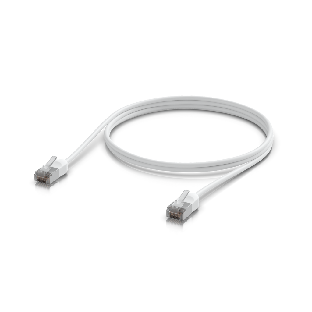 Ubiquiti UniFi UACC-Cable-Patch-Outdoor-C6A-1M-W – Cordon de brassage premium extérieur blindé (blanc, 1 m)