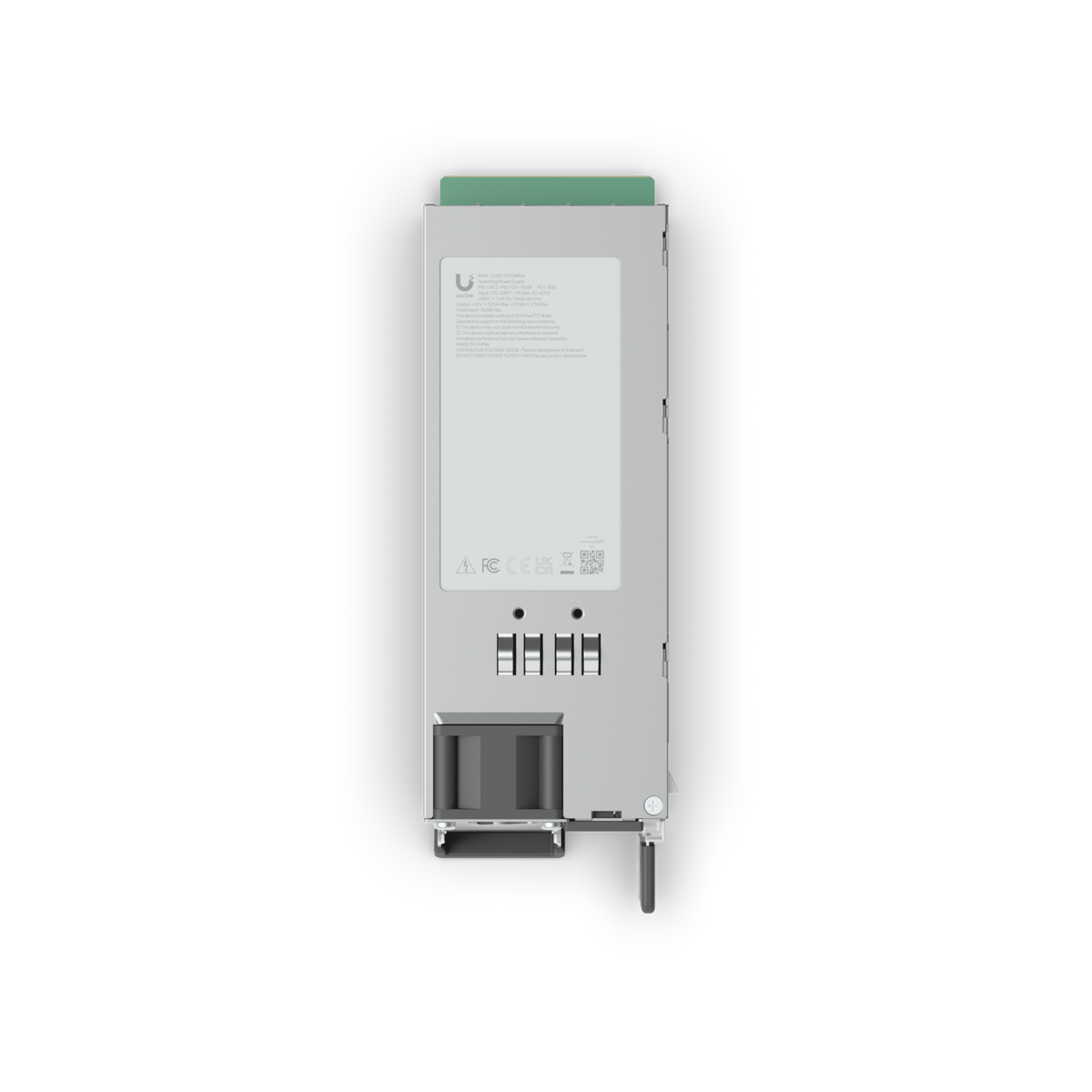 Ubiquiti UniFi UACC-PSU-12V-150W – Module d'alimentation remplaçable à chaud 150 W