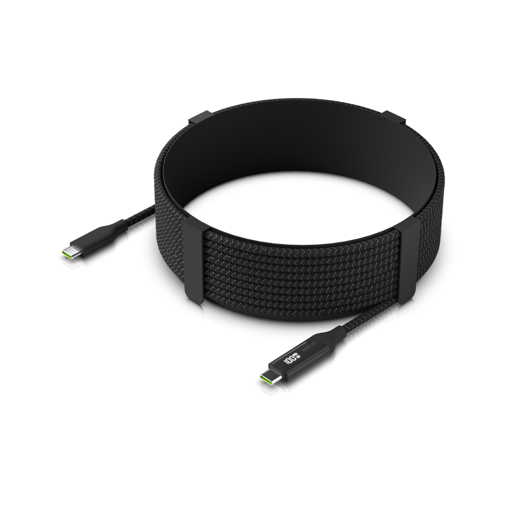 Ubiquiti UniFi AFi-Cable-USB-7M – Câble USB-C tressé 100 W avec afficheur de charge (7 m)