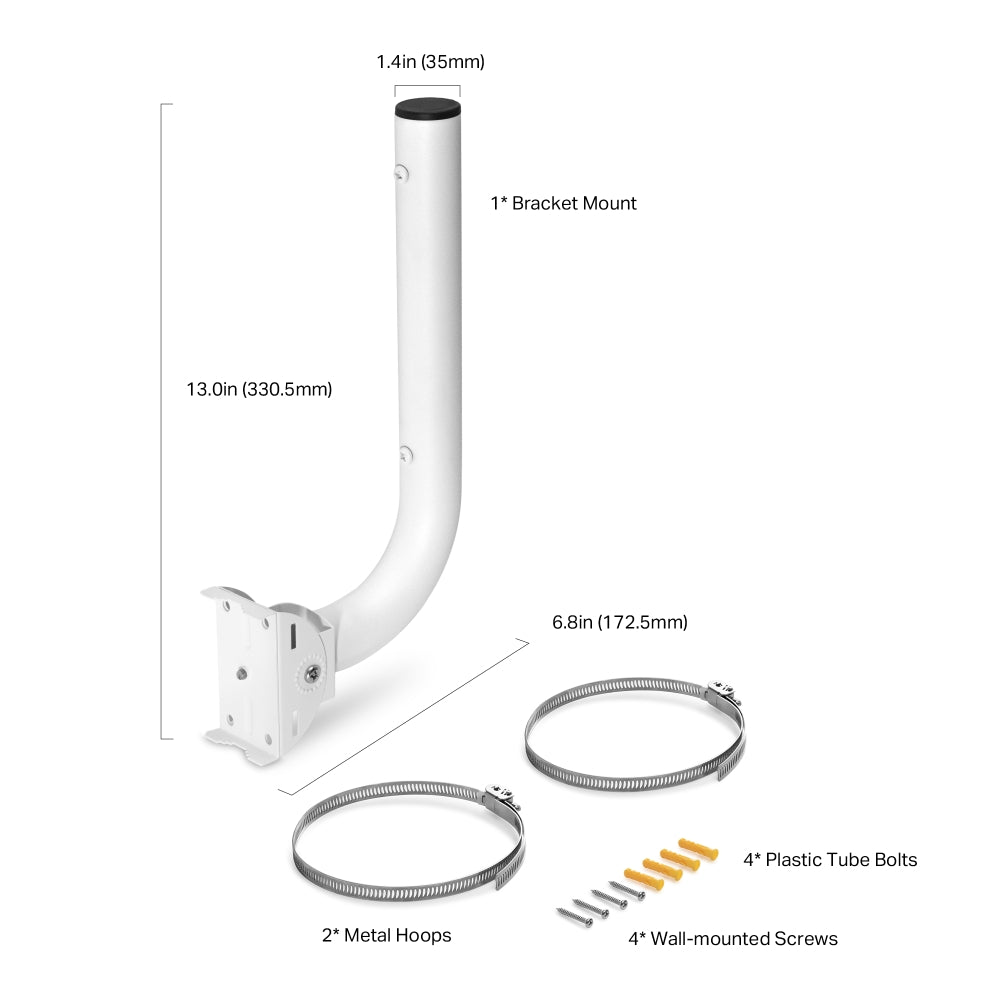 TP-Link Omada APM-200 – Kit de fixation poteau/mur pour point d'accès extérieur