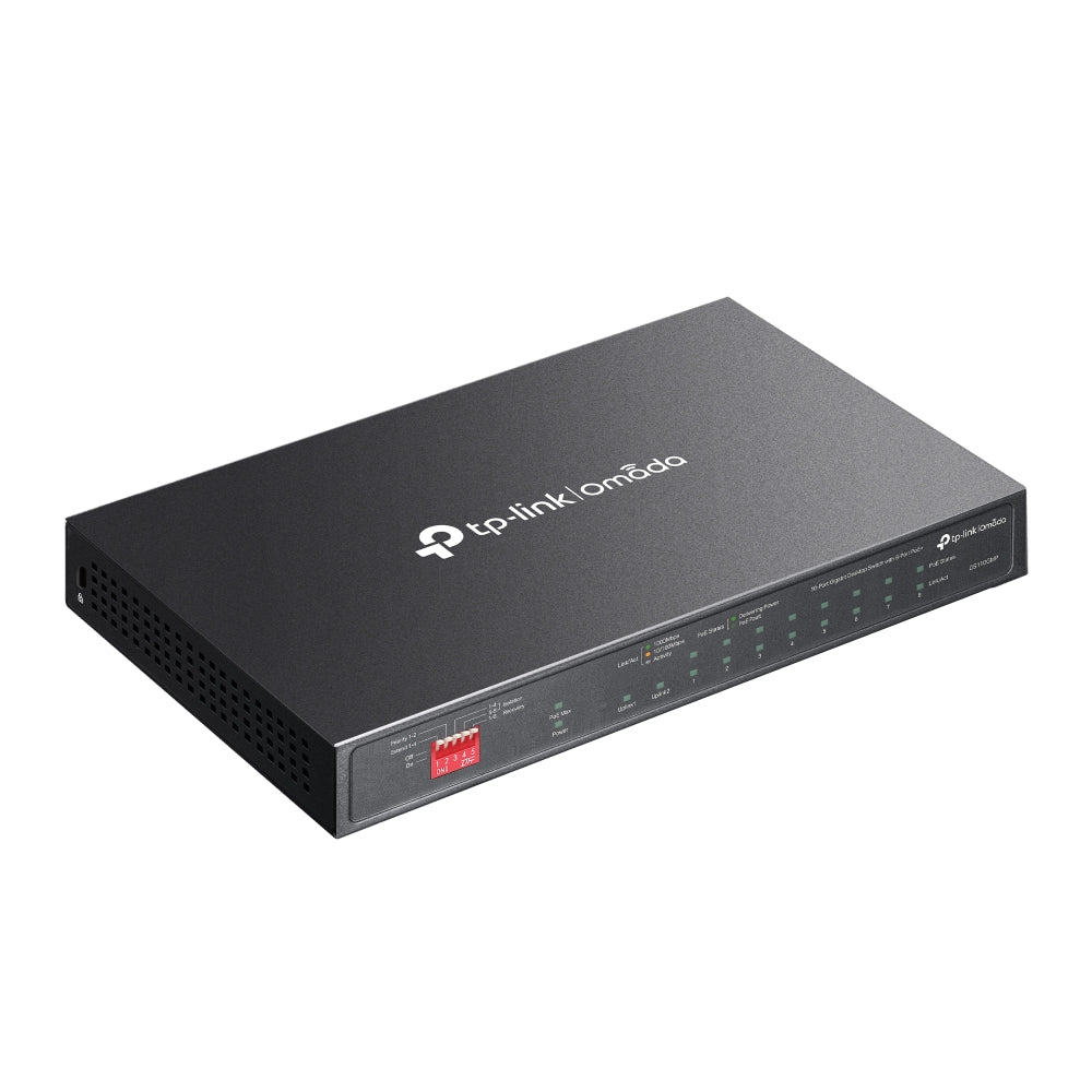 TP-Link Omada DS110GMP – Switch non administrable 10 ports Gigabit dont 8 PoE+