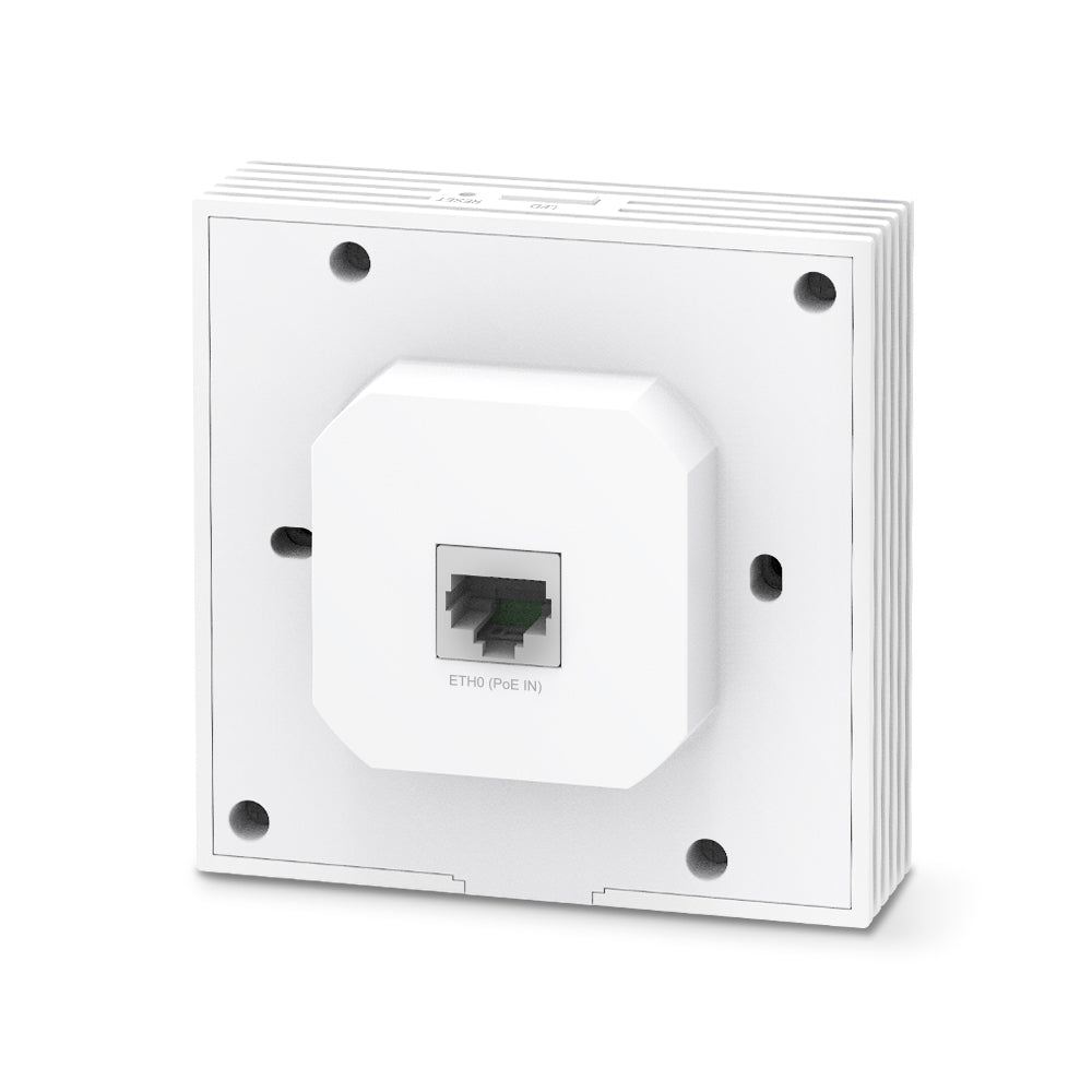 TP-Link Omada EAP650-Wall – Point d'accès Wi-Fi 6 AX3000 bi-bande mural (plaque murale)