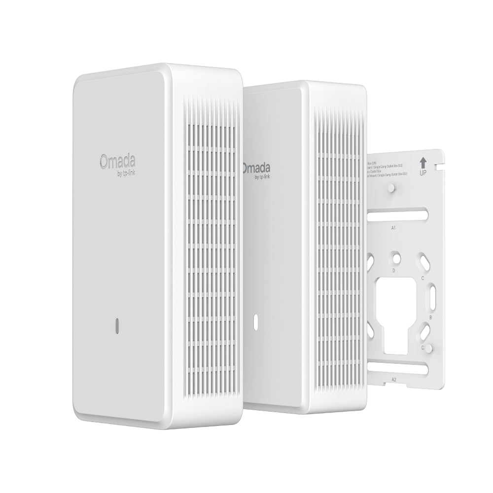 TP-Link Omada EAP775-Wall – Point d'accès Wi-Fi 7 BE9300 tri-bande mural (plaque murale)
