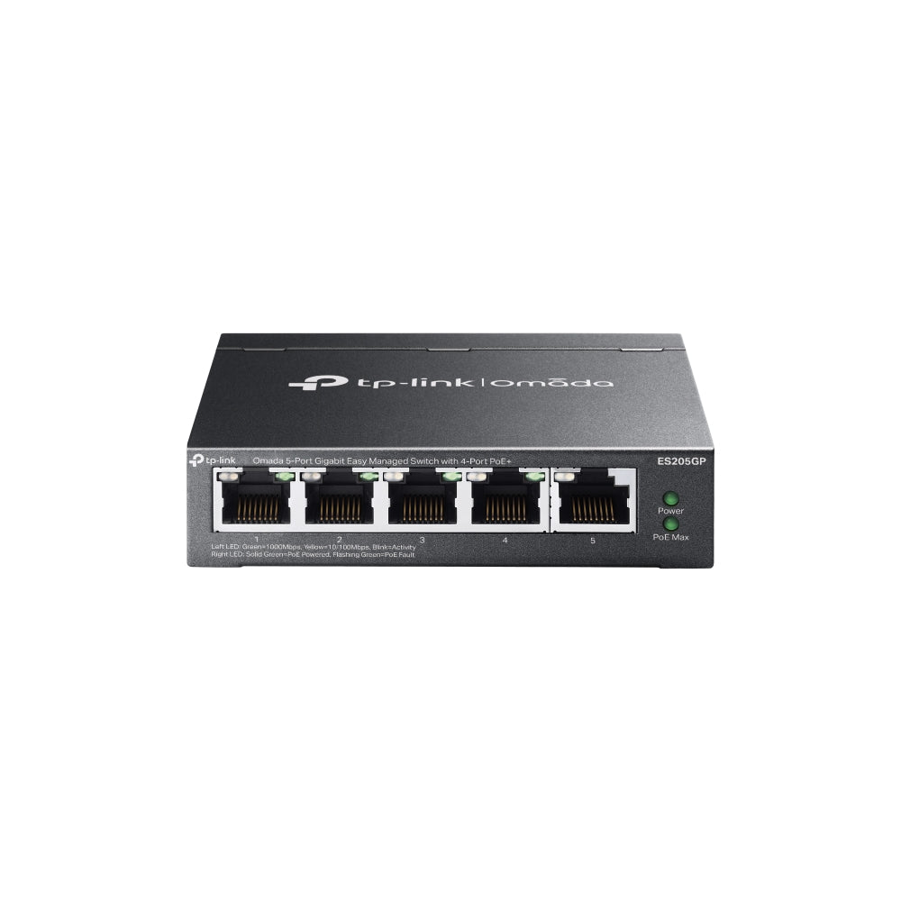TP-Link Omada ES205GP – Switch Easy Managed 5 ports Gigabit dont 4 PoE+
