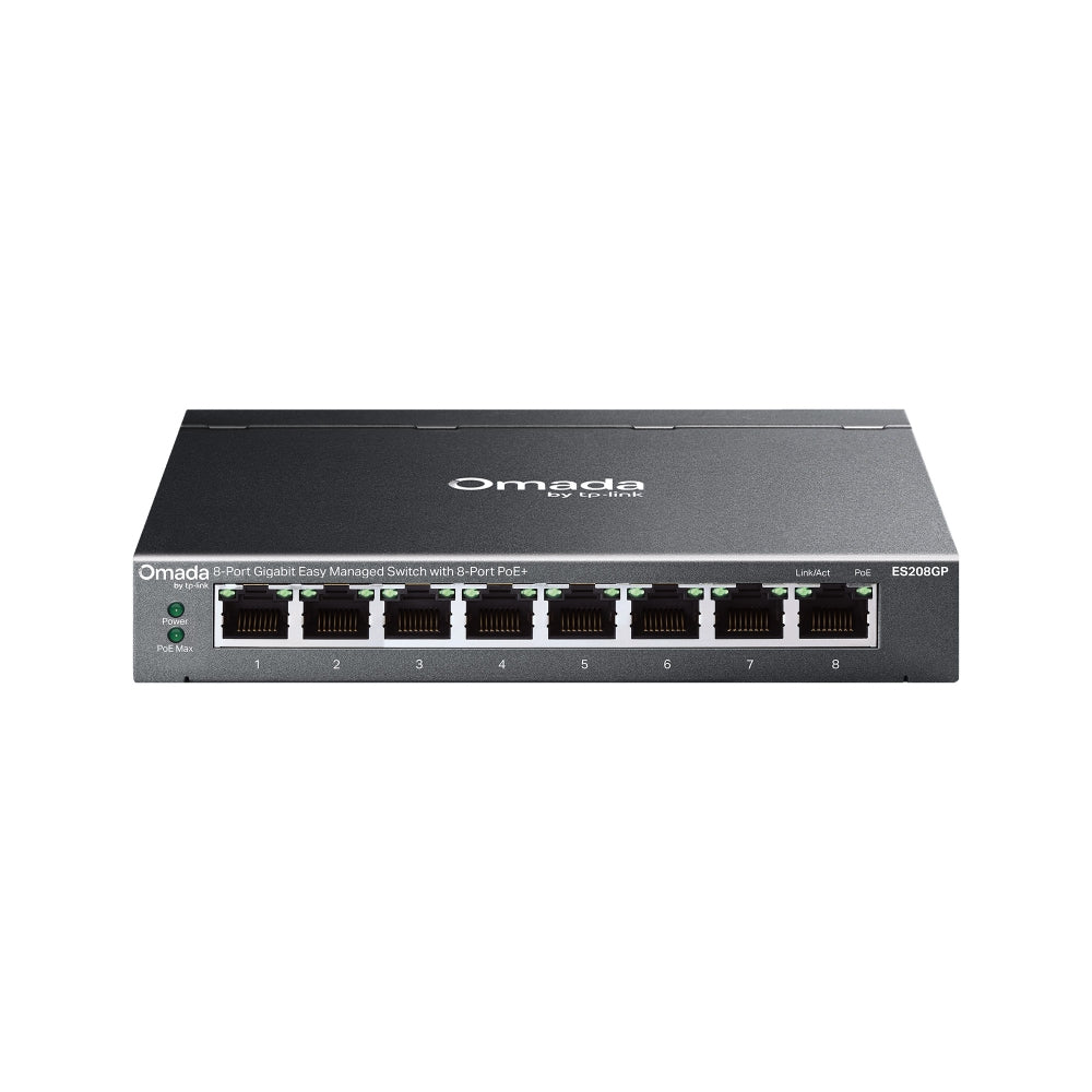 TP-Link Omada ES208GP – Switch Easy Managed 8 ports Gigabit PoE+