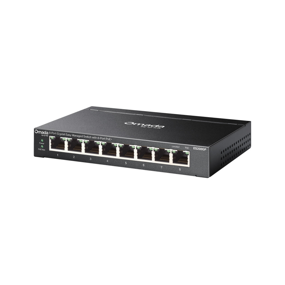 TP-Link Omada ES208GP – Switch Easy Managed 8 ports Gigabit PoE+
