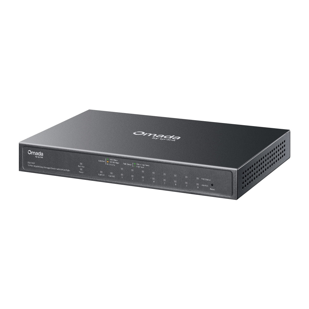 TP-Link Omada ES210GP – Switch Easy Managed 10 ports Gigabit dont 8 PoE+
