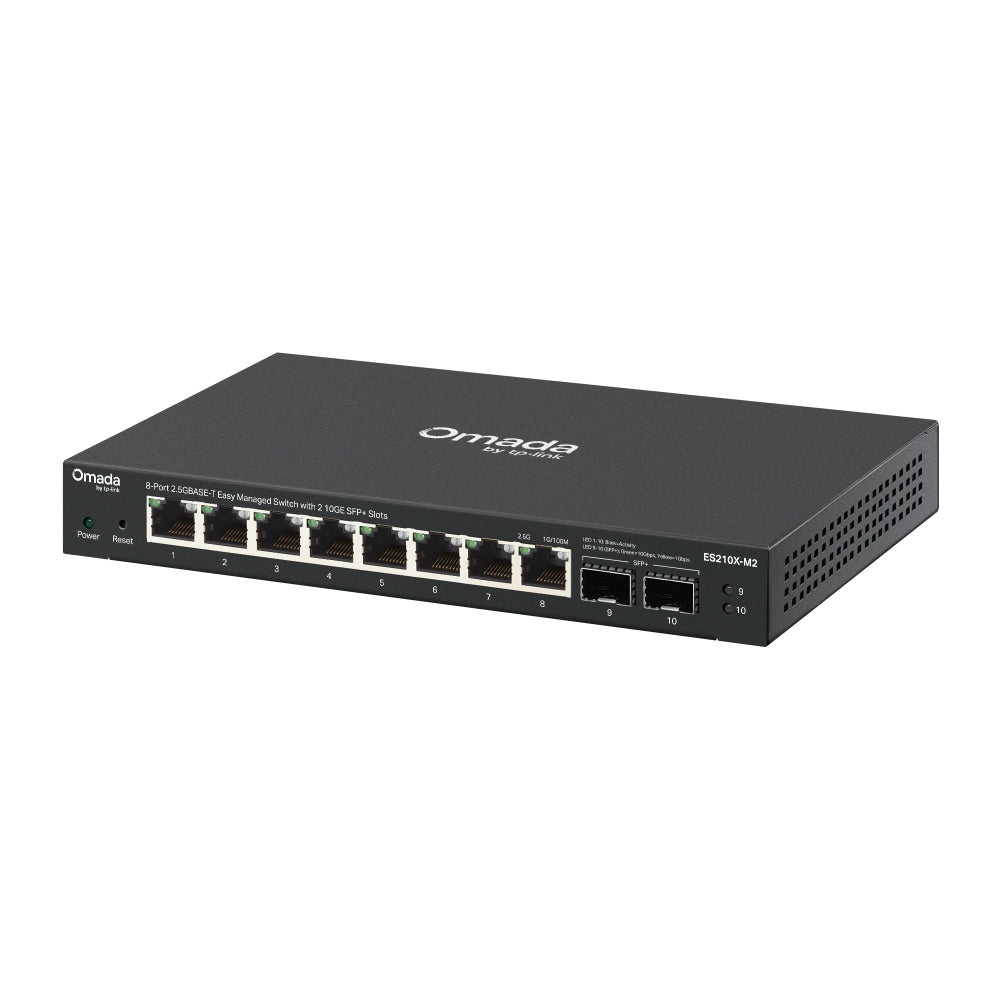 TP-Link Omada ES210X-M2 – Switch Easy Managed 8 ports 2,5G et 2 SFP+ 10G