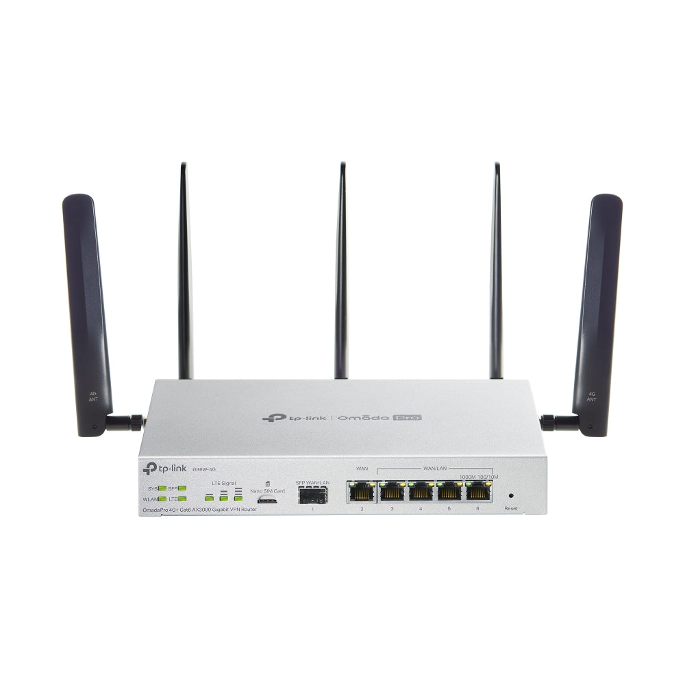 TP-Link Omada G36W-4G – Routeur vpn omada pro 4g+ ax3000 cat 6 gigabit