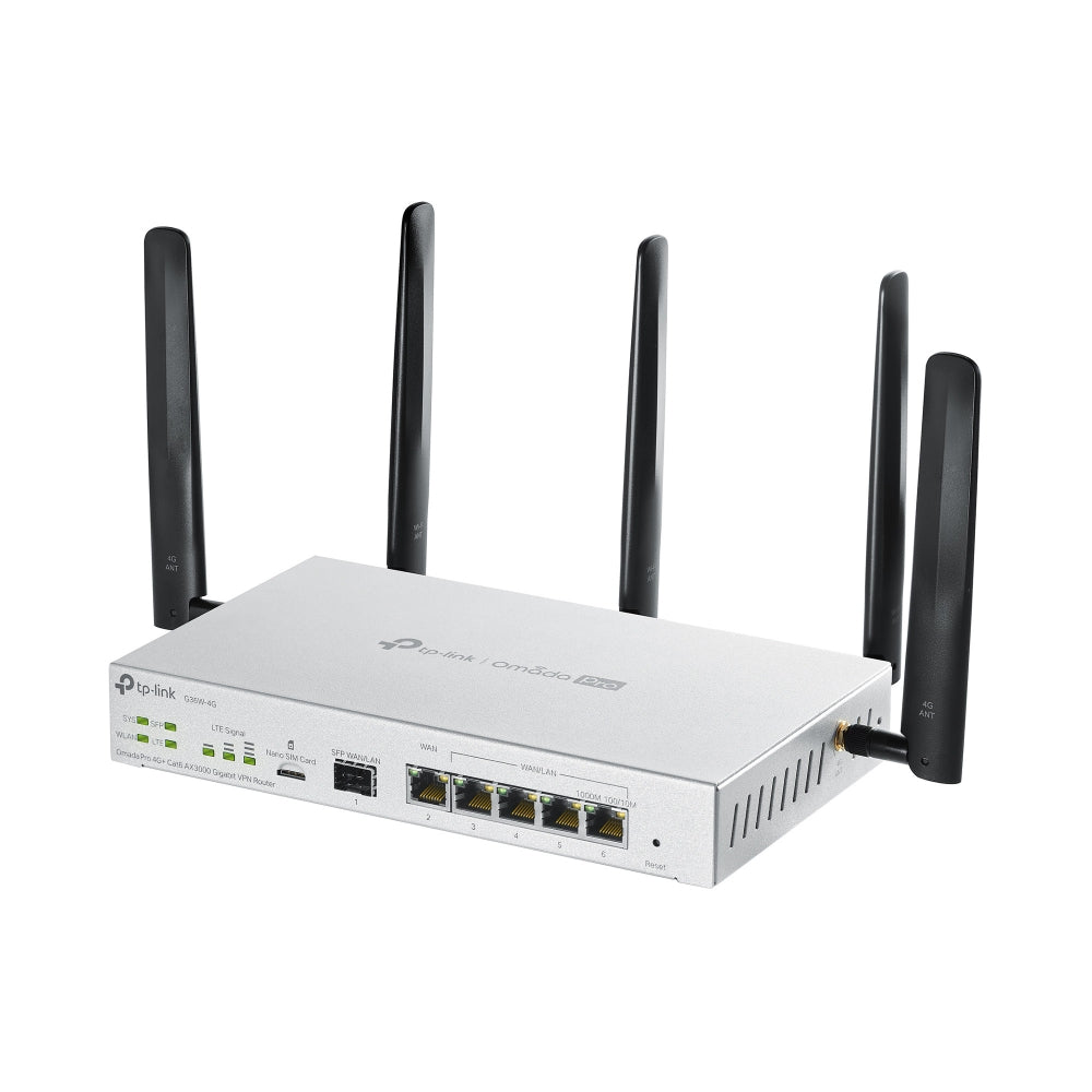 TP-Link Omada G36W-4G – Routeur vpn omada pro 4g+ ax3000 cat 6 gigabit