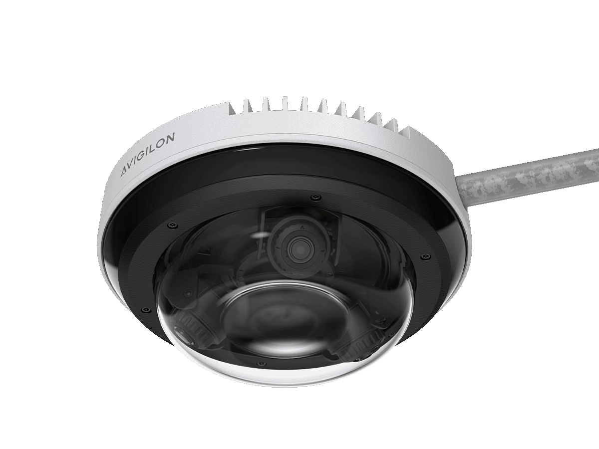 Avigilon H5A Multisensor 20C-H5A-4MH-DO1-B – Caméra multicapteur 4 × 5 MP, adaptateur saillie