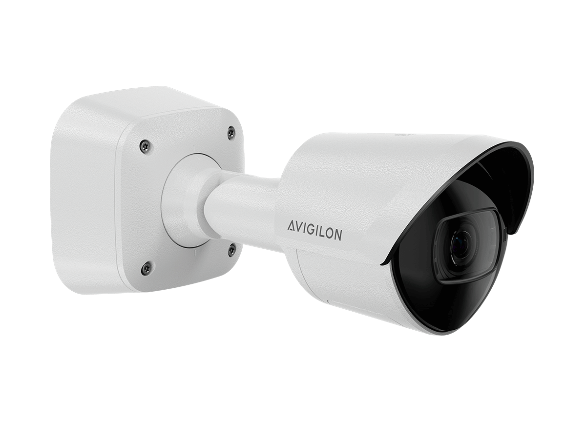 Avigilon H6X 4.0C-H6X-BO1-IR-B – Caméra bullet extérieure 4 MP, objectif 4,4–9,3 mm, IR