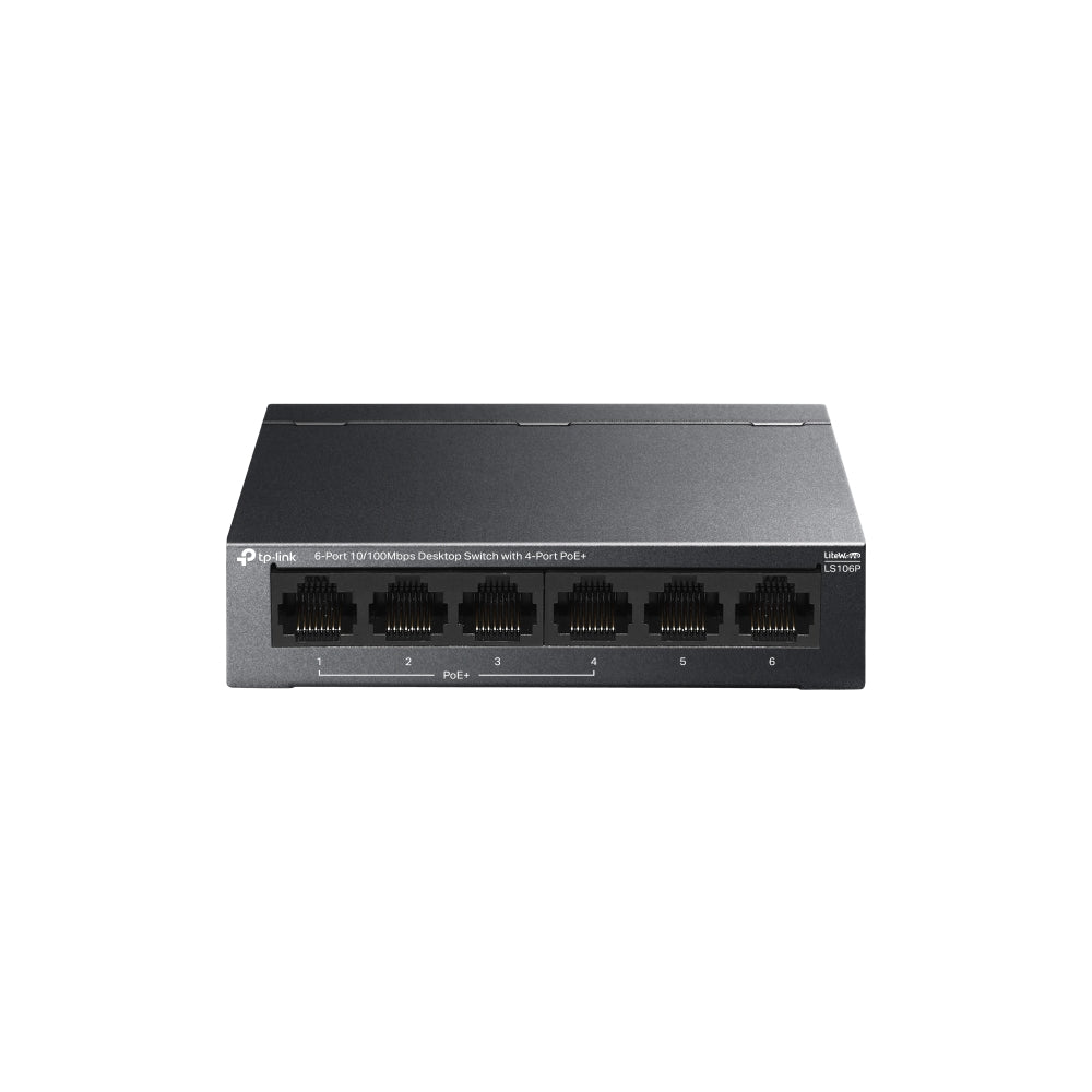 TP-Link Omada LS106P – Switch non administrable 6 ports 10/100 Mbit/s dont 4 PoE+
