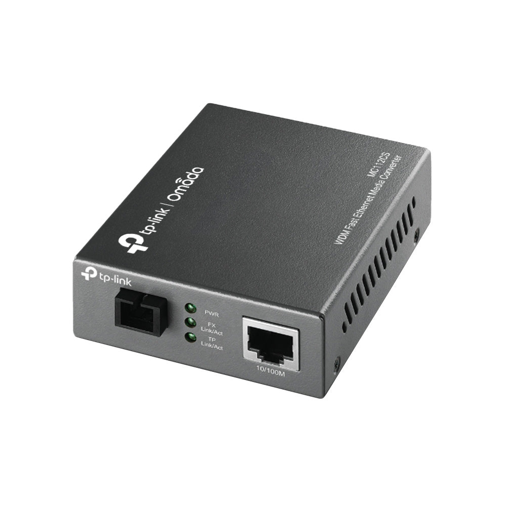 TP-Link Omada MC112CS – Convertisseur de média 10/100 Mbit/s WDM monomode SC