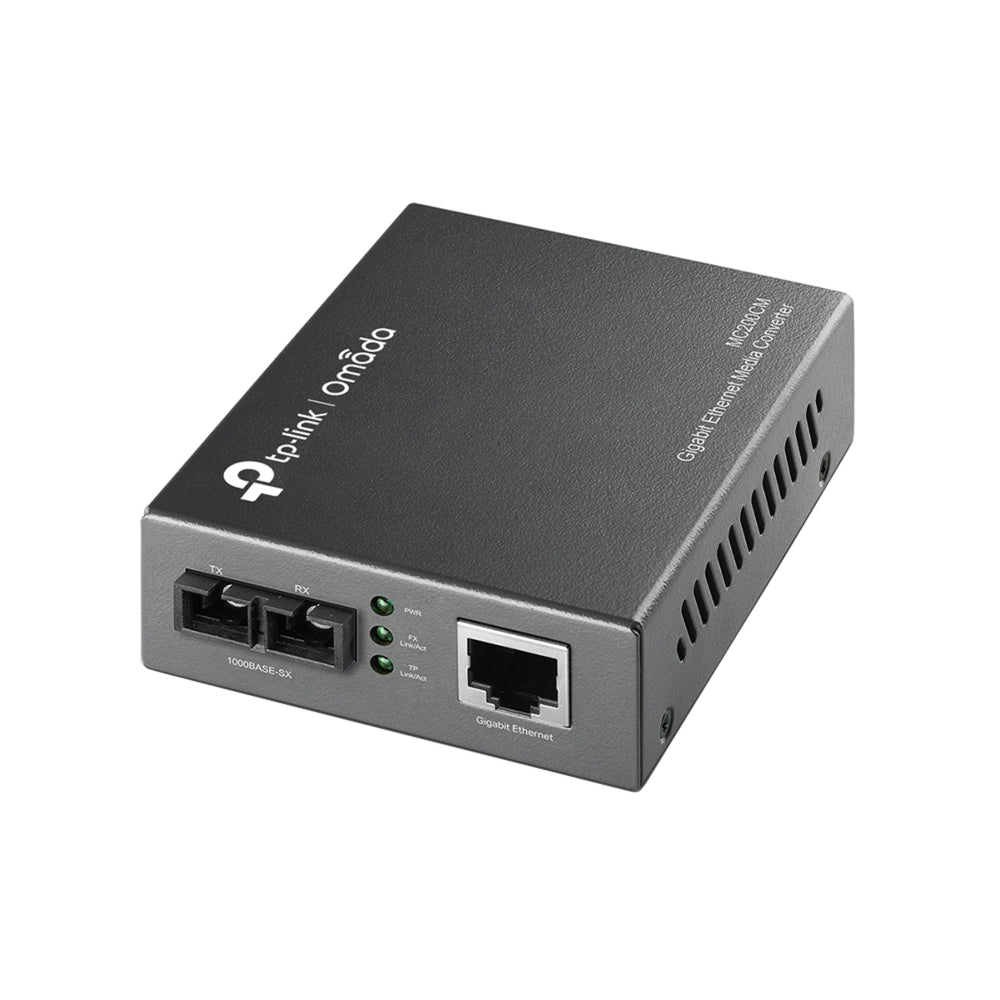TP-Link Omada MC200CM – Convertisseur de média Gigabit multimode SC – 550 m