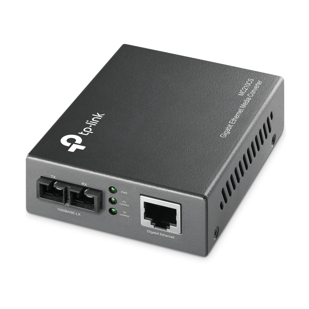TP-Link Omada MC210CS – Convertisseur de média Gigabit monomode SC – 15 km