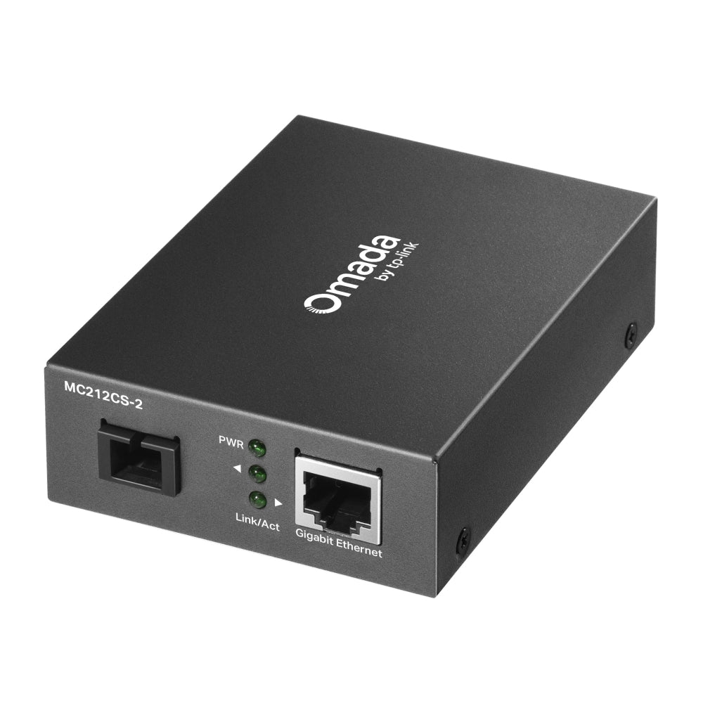 TP-Link Omada MC212CS-2 – Convertisseur de média Gigabit WDM monomode SC – 2 km