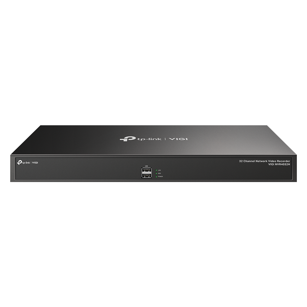 TP-Link VIGI NVR4032H – Enregistreur vidéo réseau 32 voies rackable, 4 baies