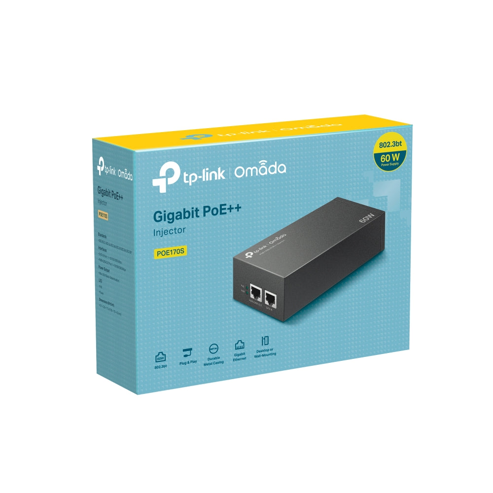 TP-Link Omada POE170S – Injecteur PoE++ Gigabit 60 W