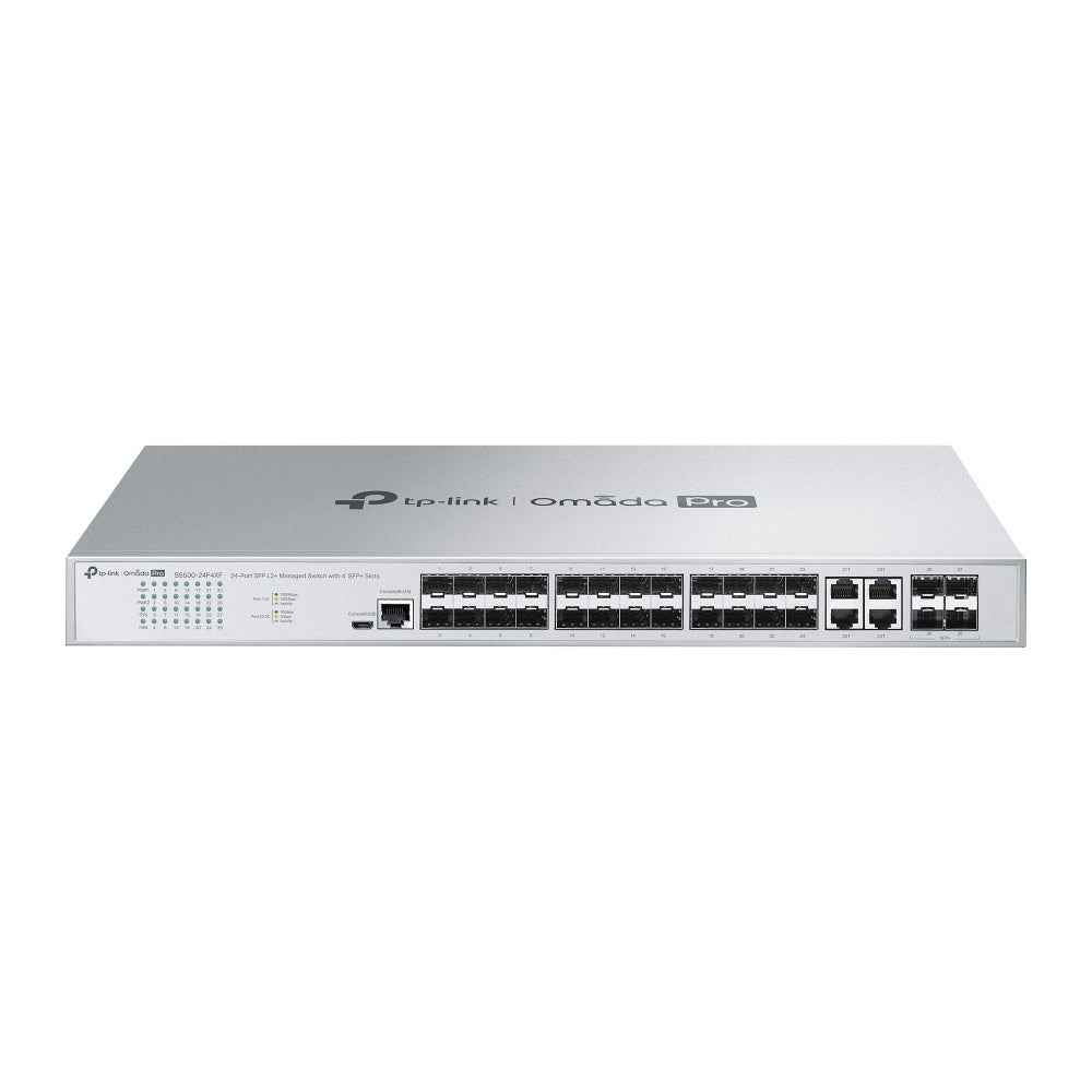 TP-Link Omada S5500-24F4XF – Switch administrable L2+ 20 emplacements SFP Gigabit et 4 combo SFP