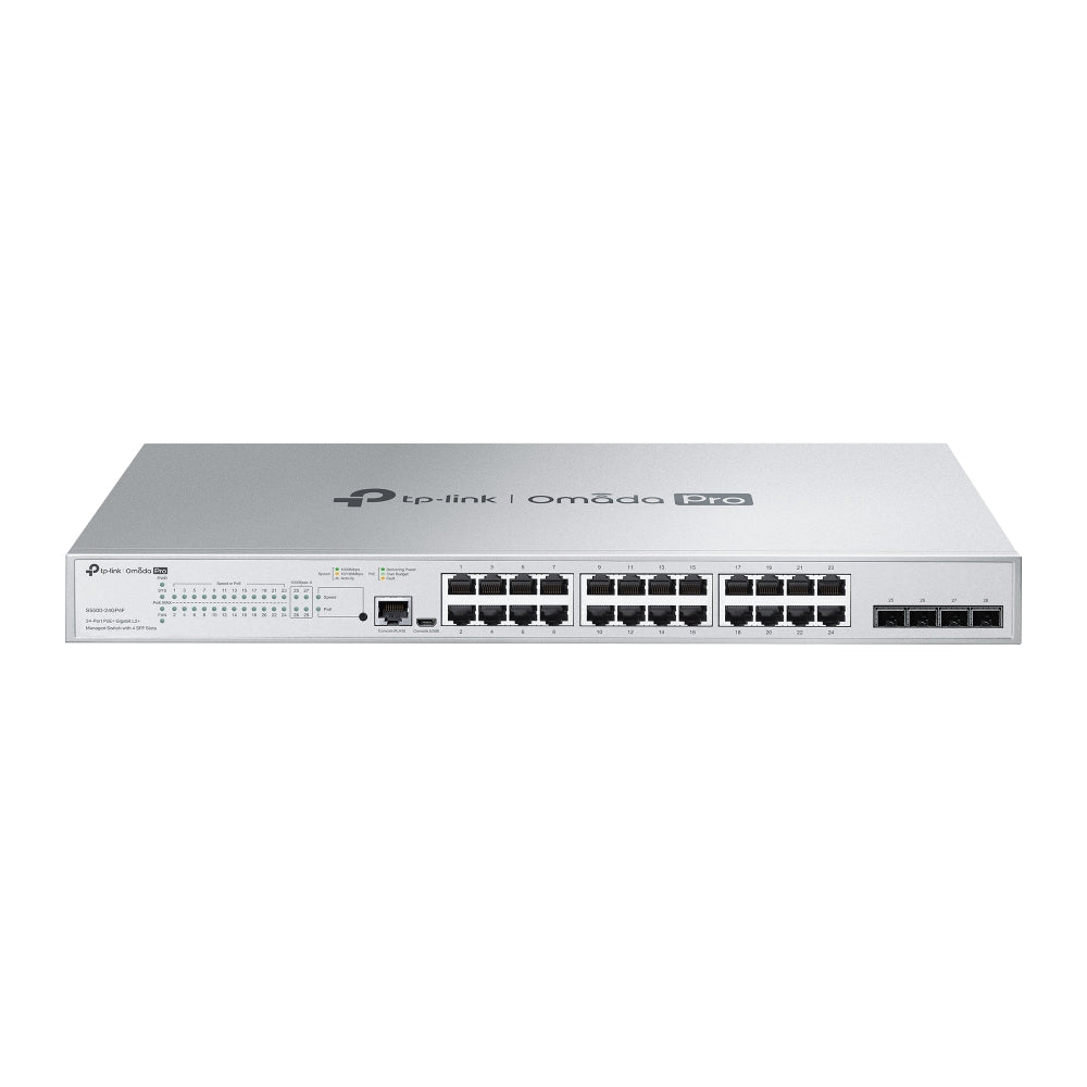 TP-Link Omada S5500-24GP4F – Switch l2+ omada pro 24 ports poe+ gigabit 4 sfp